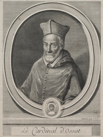 Kardinal Arnaud dOssat. av Gérard Edelinck