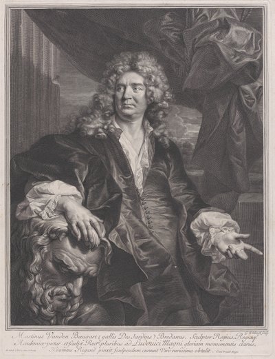 Martin Vanden Bogaert, kallad Desjardins, 1698. av Gérard Edelinck