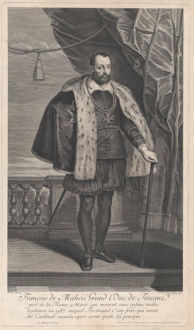 Porträtt av Francesco I de
