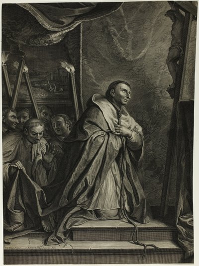 S:t Karl Borromeo av Gérard Edelinck