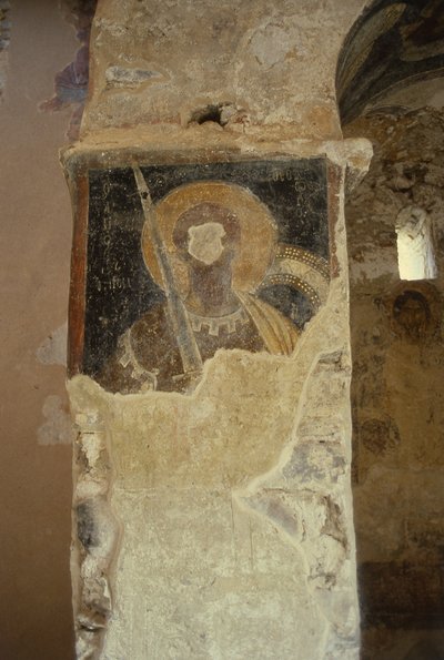 Förstörde fresker i Panayia-kyrkan av Greek