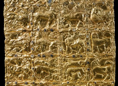 Folie med präglad dekor från Delphi (guld) (detalj 593279) av Greek