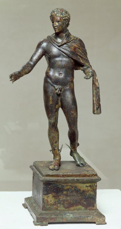 Hermes, hittades under undervattensutgrävningarna i Mahdia, ca 100 f.Kr. (brons) av Greek