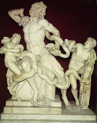 Laokoon, hellenistiskt original, 1000-talet (marmor) av Greek