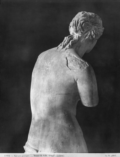 Venus de Milo, bakifrån, hellenistisk tid, ca 130-100 f.Kr. (marmor) (se även 14152, 156166) av Greek