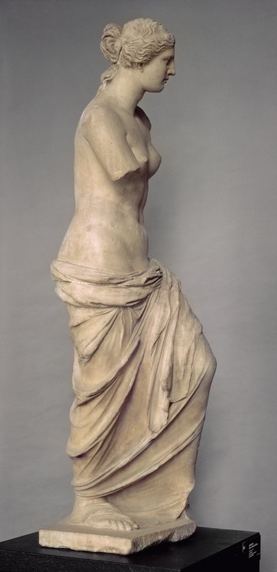 Venus de Milo, sidovy, grekisk, hellenistisk period, c.100-130 f.Kr. (marmor) (för frontvy se 14152) av Greek
