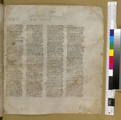 Codex Sinaiticus (vellum) av Greek School
