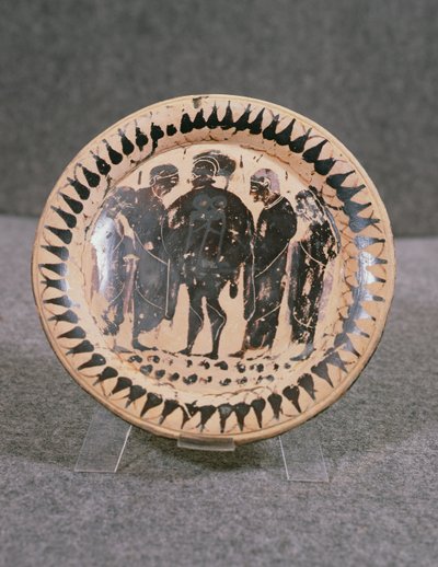Tallrik, Vibo Valentia (Hipponion) (keramik) av Greek School