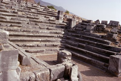 Senatshuset (bouleuterion) av Greek School