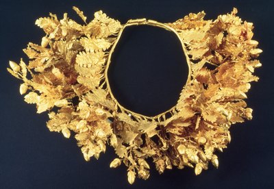 Krans, grekisk, sent 400-talet f.Kr. (guld) av Greek School