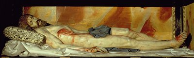 Död Kristus (polykrom sten) av Gregorio Fernandez