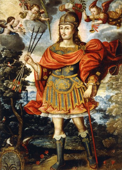 Sankt Sebastian, ca 1620 av Gregorio Gamarra