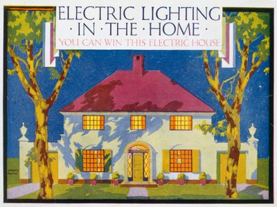 Elektrisk belysning i hemmet, 1910 av F. Gregory Brown