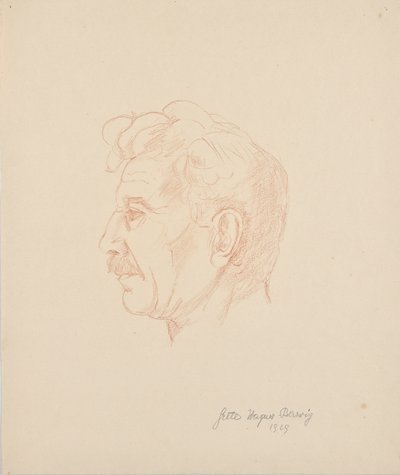 Porträtt av Franz Barwig den äldre av Grete Wagner Barwig