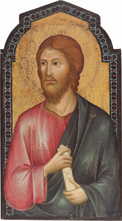 Saint James Major, ca 1310 (tempera på pannå) av Grifo di Tancredi