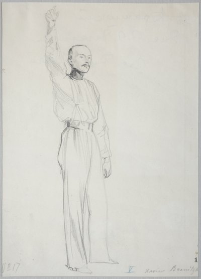 Porträtt av greve Ksawery Korczak-Branicki 1814-1879, ca 1840 av Grigori Grigorevich Gagarin