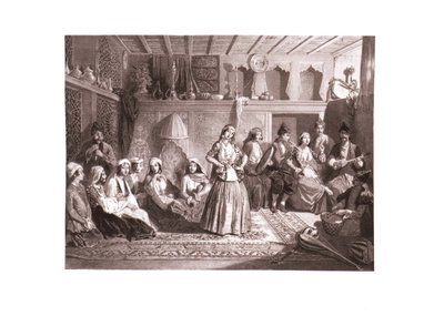 Shamakhi-dansarna, mitten av 1800-talet av Grigori Grigorevich Gagarin