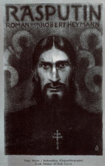Rasputin / Buchumschlag 1919 av Grigori Jefimowitsch Rasputin