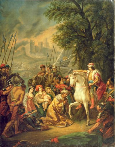 Tsar Ivan IV (1530-84) Erövrade Kazan 1552 av Grigoriy Ivanovich Ugryumov