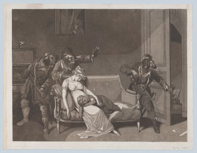 First Scene of Thieves, ca. 1805. av Gror