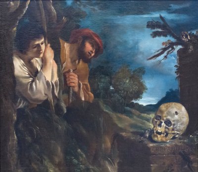 Hirten in Arkadien von Guercino (1591-1666)