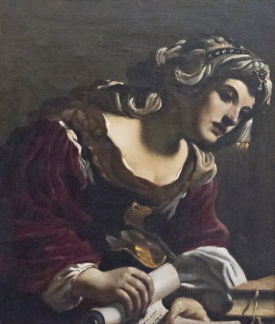 Sibyl av Guercino (1591-1666)