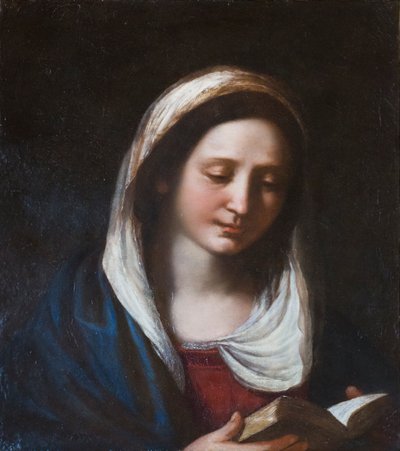 Virgin tillkännagav av Guercino (1591-1666)