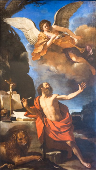 Vision des heiligen Hieronymus von Guercino (1591-1666)