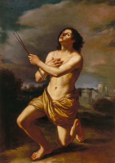 St Sebastian av Guercino