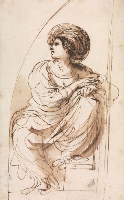 Till Sibyl av Guercino