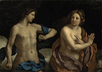 Guercino - Amnon och Tamar av Guercino
