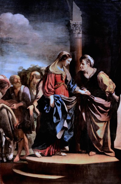 Guercino - Besöket. Besökaren, 1632 av Guercino