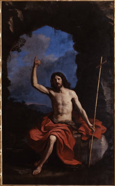 Guercino, Johannes Döparen i öknen, 1650 av Guercino