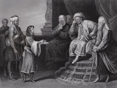 Josef tolkar Faraos dröm av Guercino