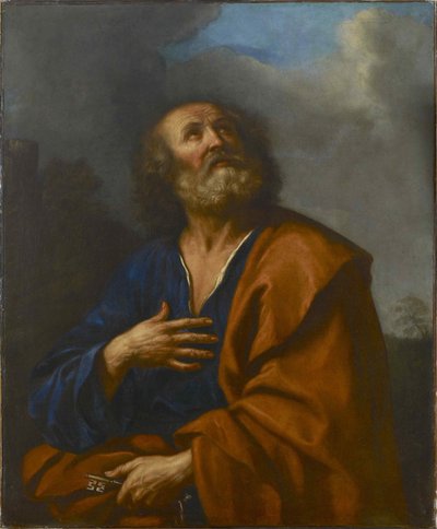 aposteln Petrus. av Guercino