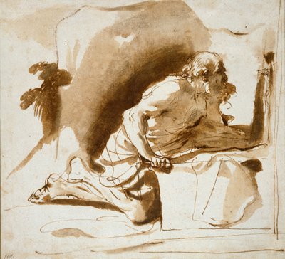 Sankt Hieronymus, ca 1622-1624 av Guercino