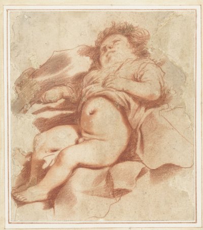 Studie av ett sovande barn av Guercino