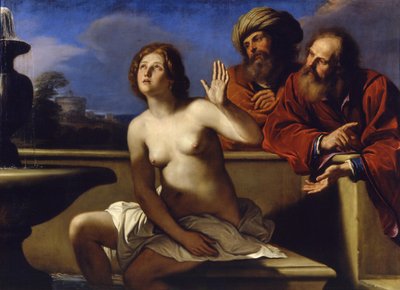 Susannah och de äldre, 1649-1650 av Guercino