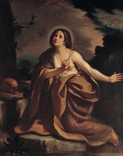 Penitent Magdalene av Guercinos workshop