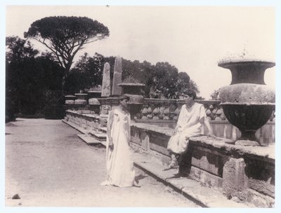 Bagnaia, Villa Lante (foto) av Guglielmo (1852 1930) Plüschow