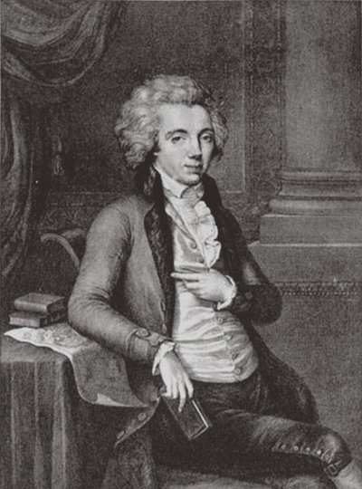 Porträtt av greve Pavel Martynovich Skavronsky 1757-1793, 1791 av Guglielmo Morghen