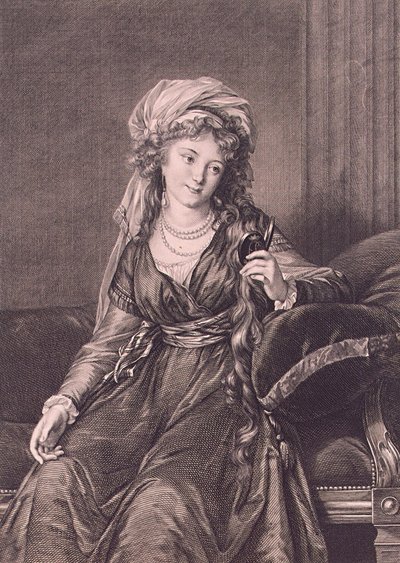 Porträtt av grevinnan Yekaterina Skavronskaya, född von Engelhardt 1761-1829, 1791 av Guglielmo Morghen