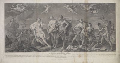 Bacchus och Ariadne av Guido (after) Reni