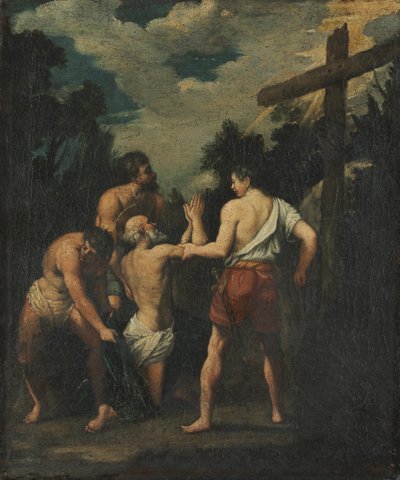 Sankt Andreas martyrskap av Guido (after) Reni