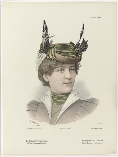 The Universal Milliner, oktober 1894, nr 884 av Guido Gonin