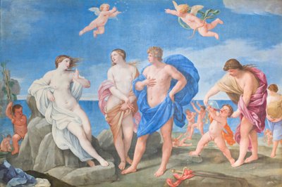 Ariadne och Bacchus (olja på duk) av Guido Reni
