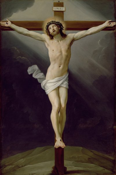 Kristus på korset (olja på duk) av Guido Reni