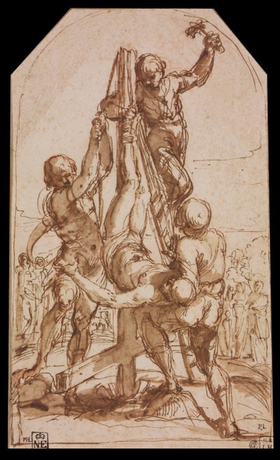 Sankt Petrus korsfästelse av Guido Reni