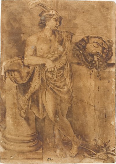 David med Goliats huvud av Guido Reni