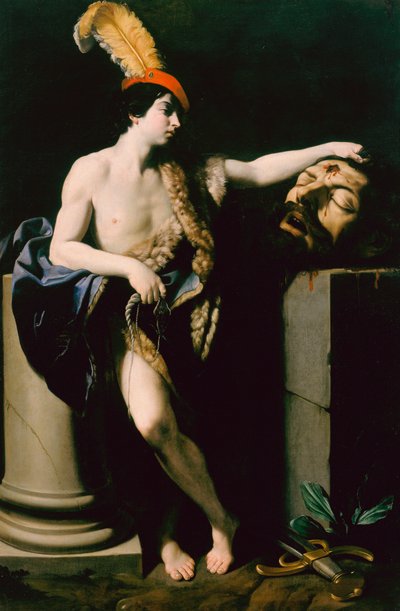 David med Goliats huvud av Guido Reni